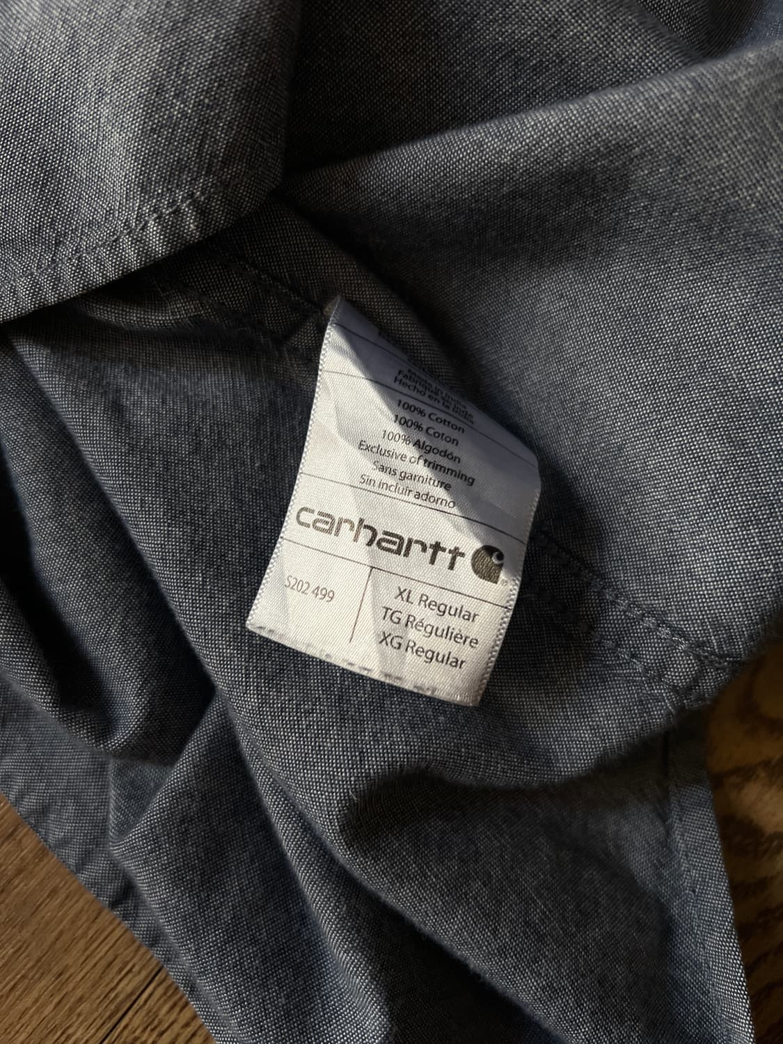 [XL]칼하트 USA 2포켓 샴브레이 워크 셔츠 상품이미지6