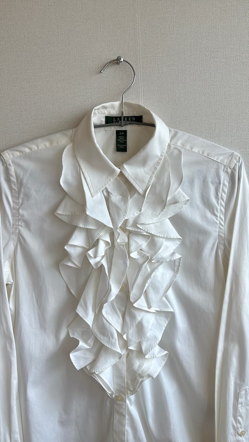 Lauren By Ralph Lauren 블라썸 프릴 셔츠 상품이미지3