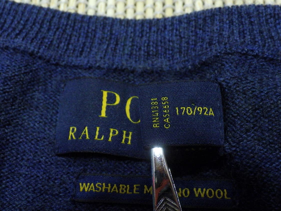 (S/90) 폴로랄프로렌 공용 메리노 울 라운드넥 니트 상품이미지7