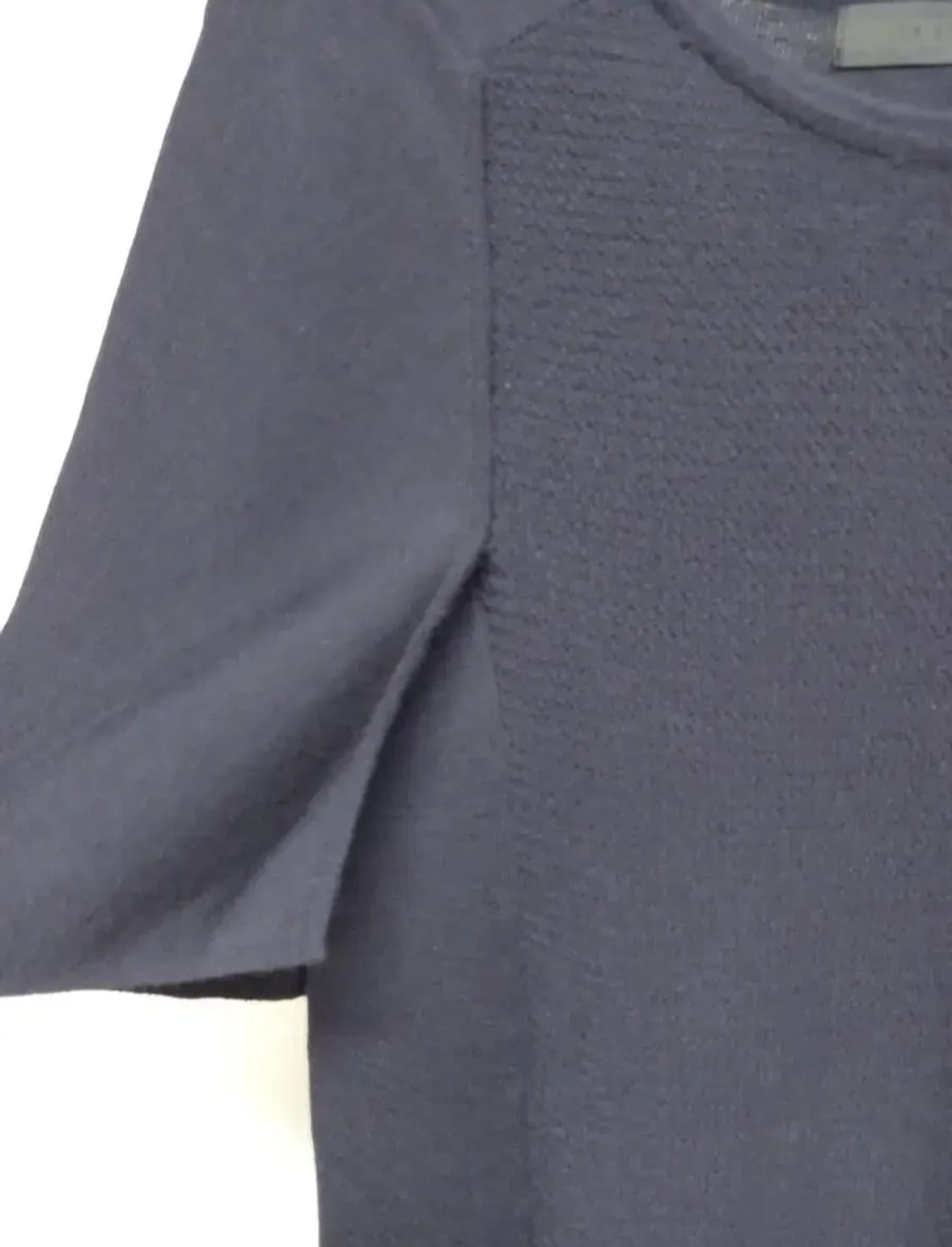 새 마인 MINE 네이비 케이프형 니트블라우스 F 상품이미지6