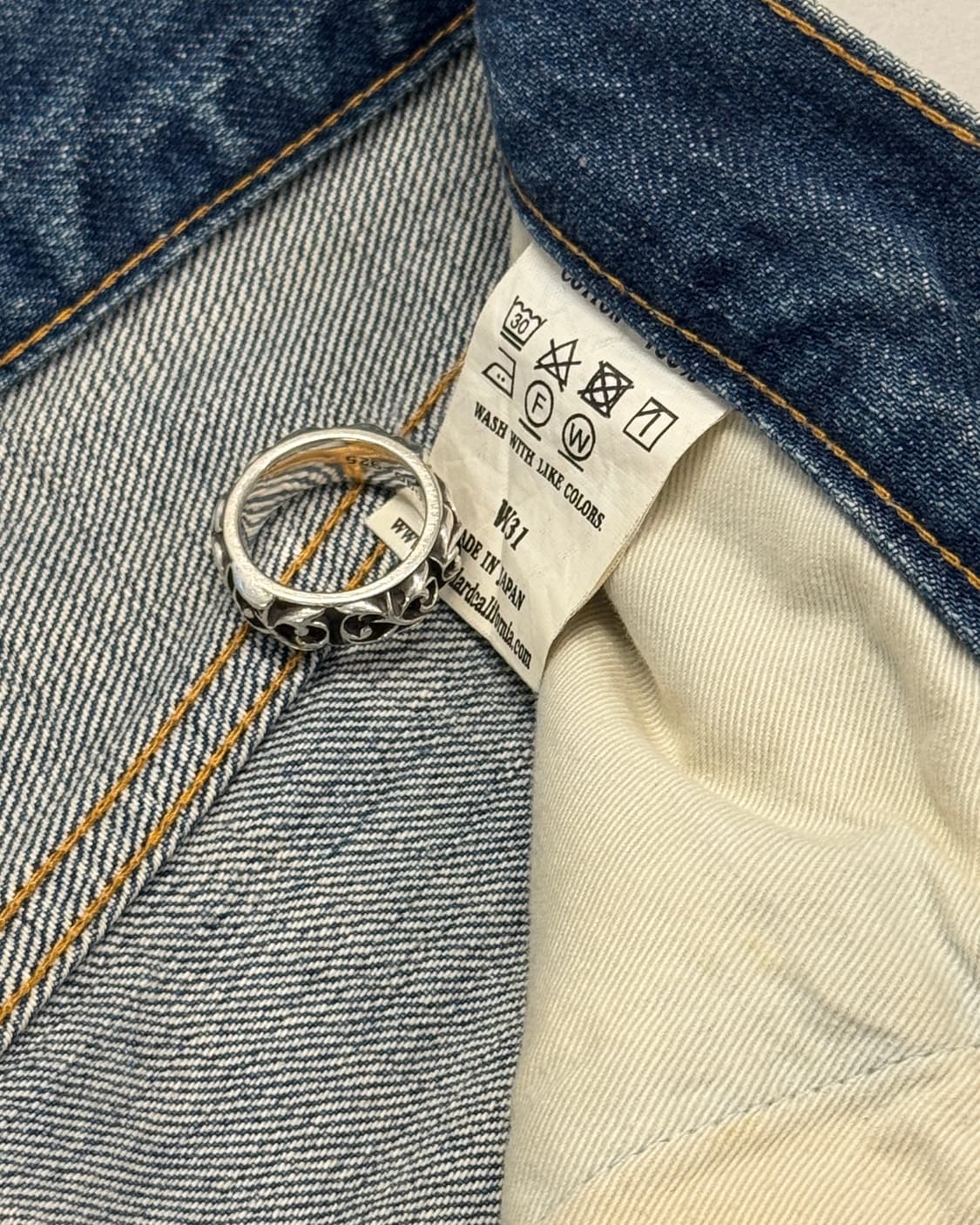 스탠다드 캘리포니아 셀비지 워싱 데님 상품이미지7