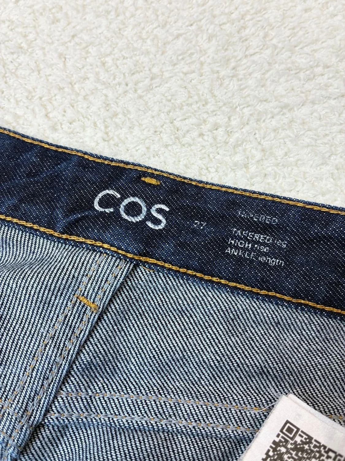 코스 COS 테이퍼드핏 데님 팬츠 PN6192 상품이미지7