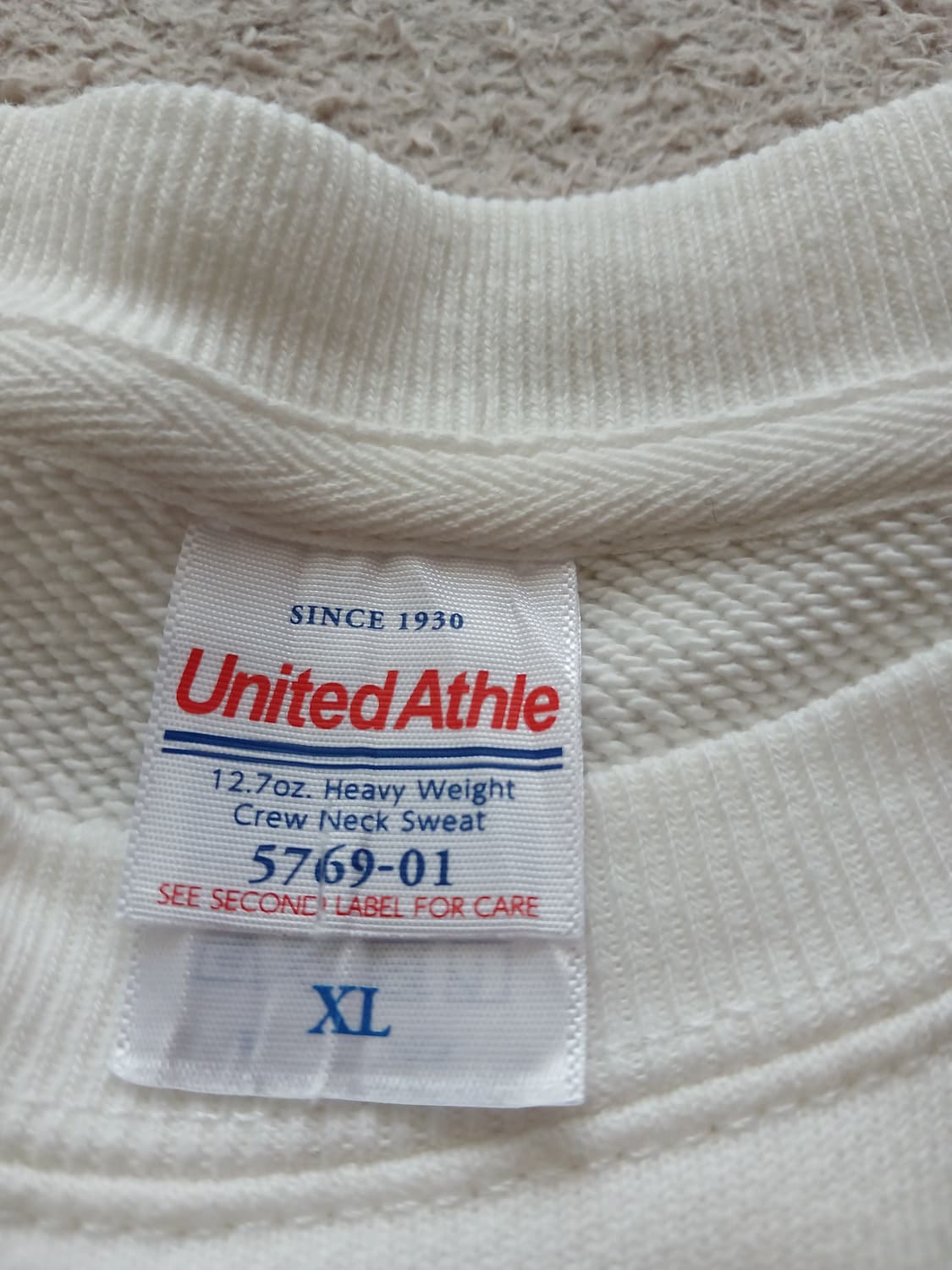 United athle 헤비코튼 맨투맨 상품이미지3