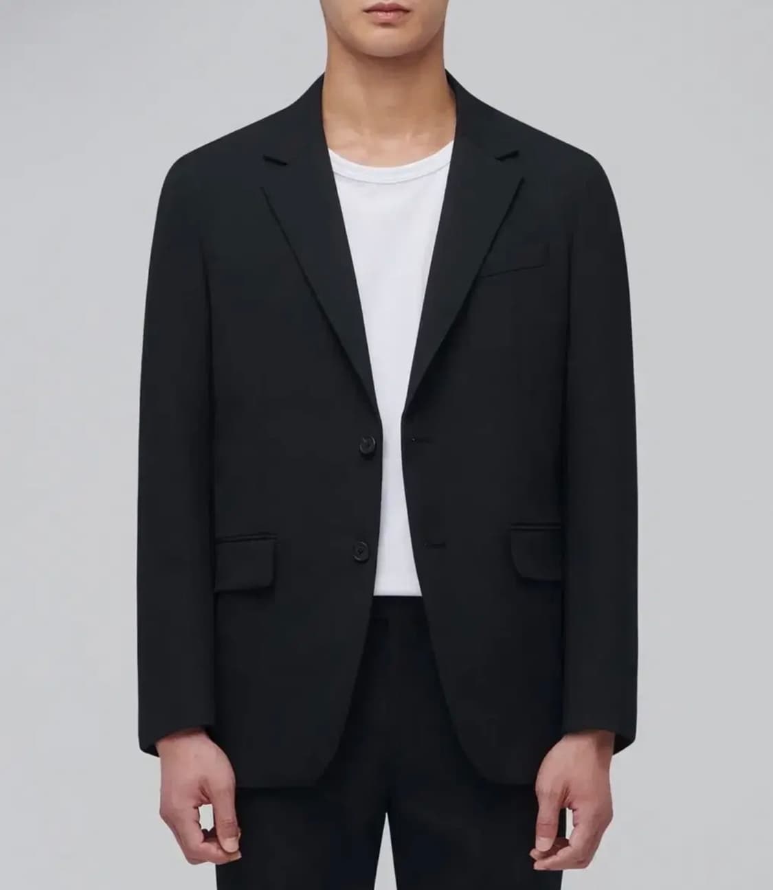 무탠다드 릴렉스드 베이식 블레이저 [블랙] 상품이미지2