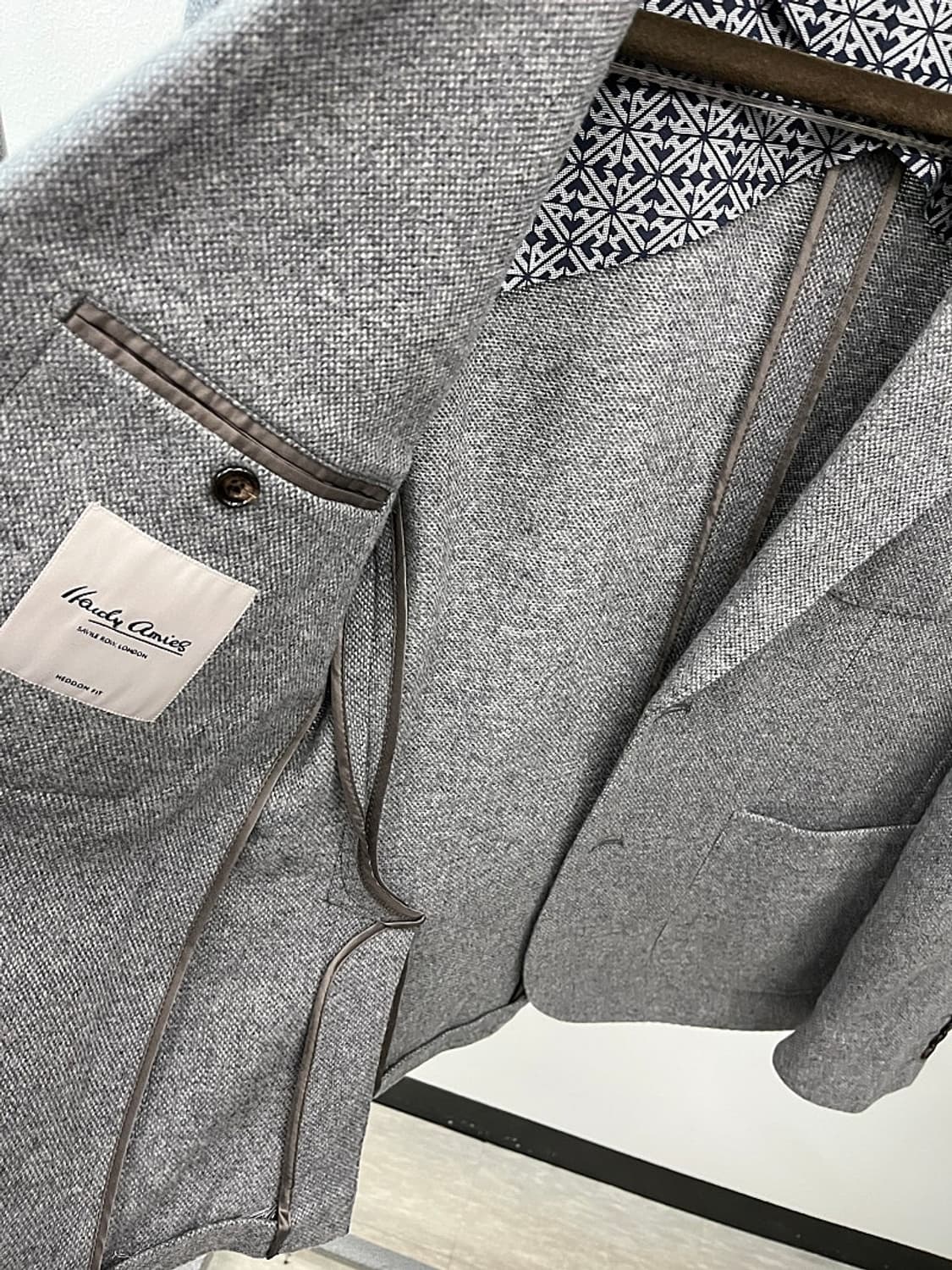 95) 하디에이미스 신형 그레이 울자켓 상품이미지8