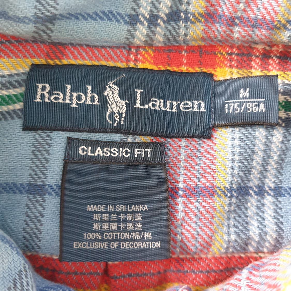 랄프로렌 체크 셔츠 상품이미지2