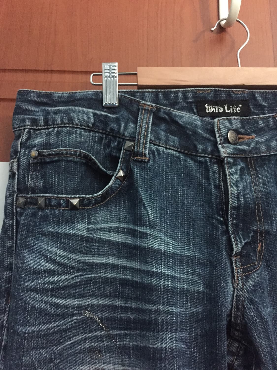 wild life Washing skull denim 상품이미지5