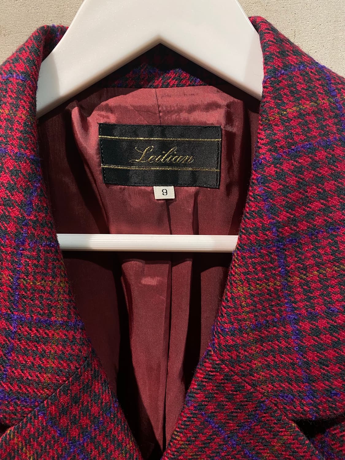 일본 빈티지 레드 자켓 상품이미지3