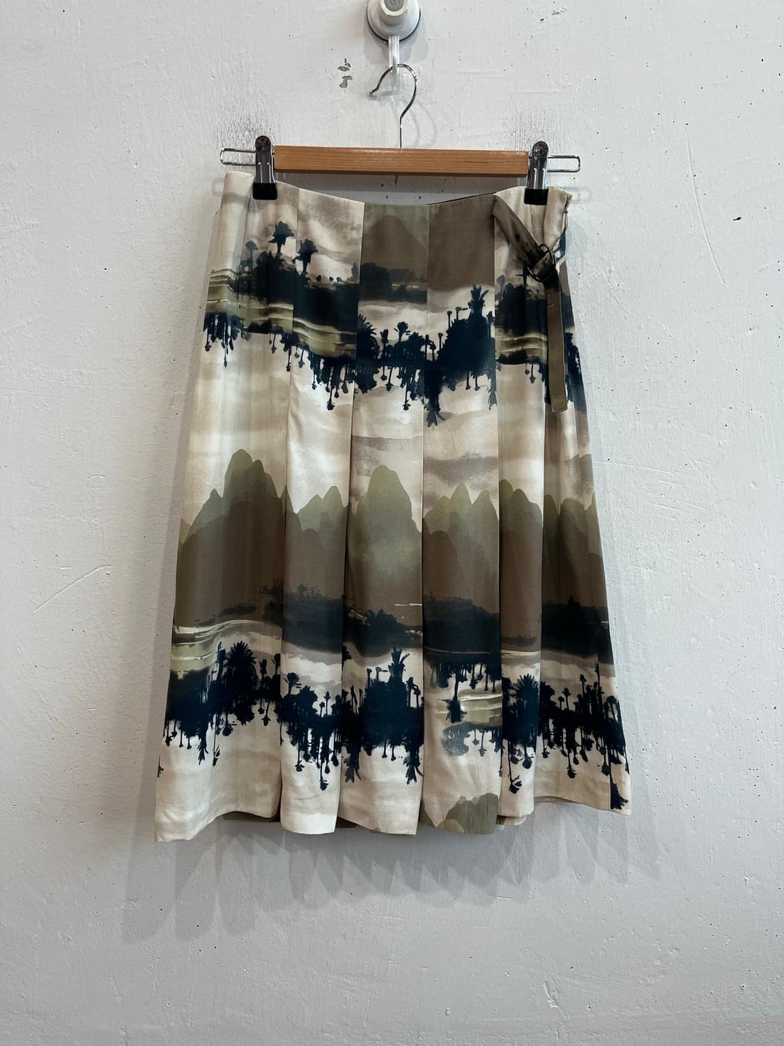 KENZO 겐조 레이온 스커트 치마 Made in FRANCE 상품이미지1