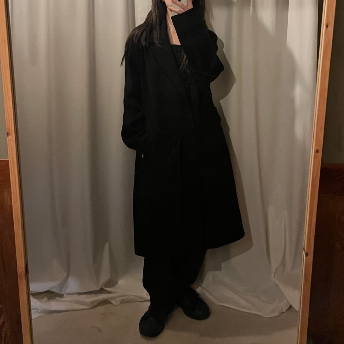 솔리드옴므 캐시미어혼방 울 코트 상품이미지4