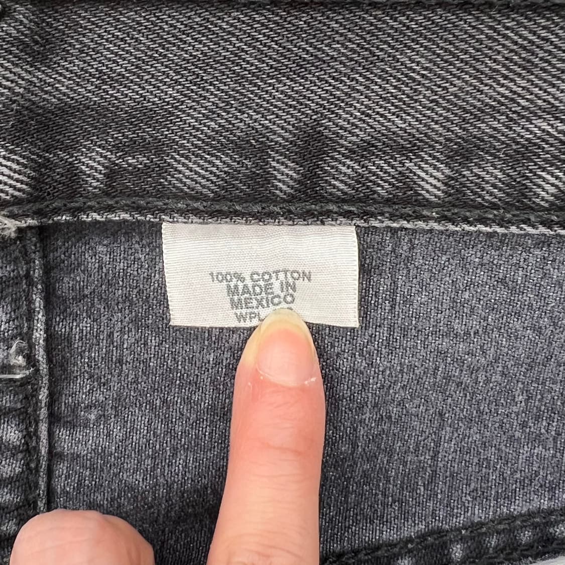 리바이스 501 흑청 데님팬츠 r2598 상품이미지6