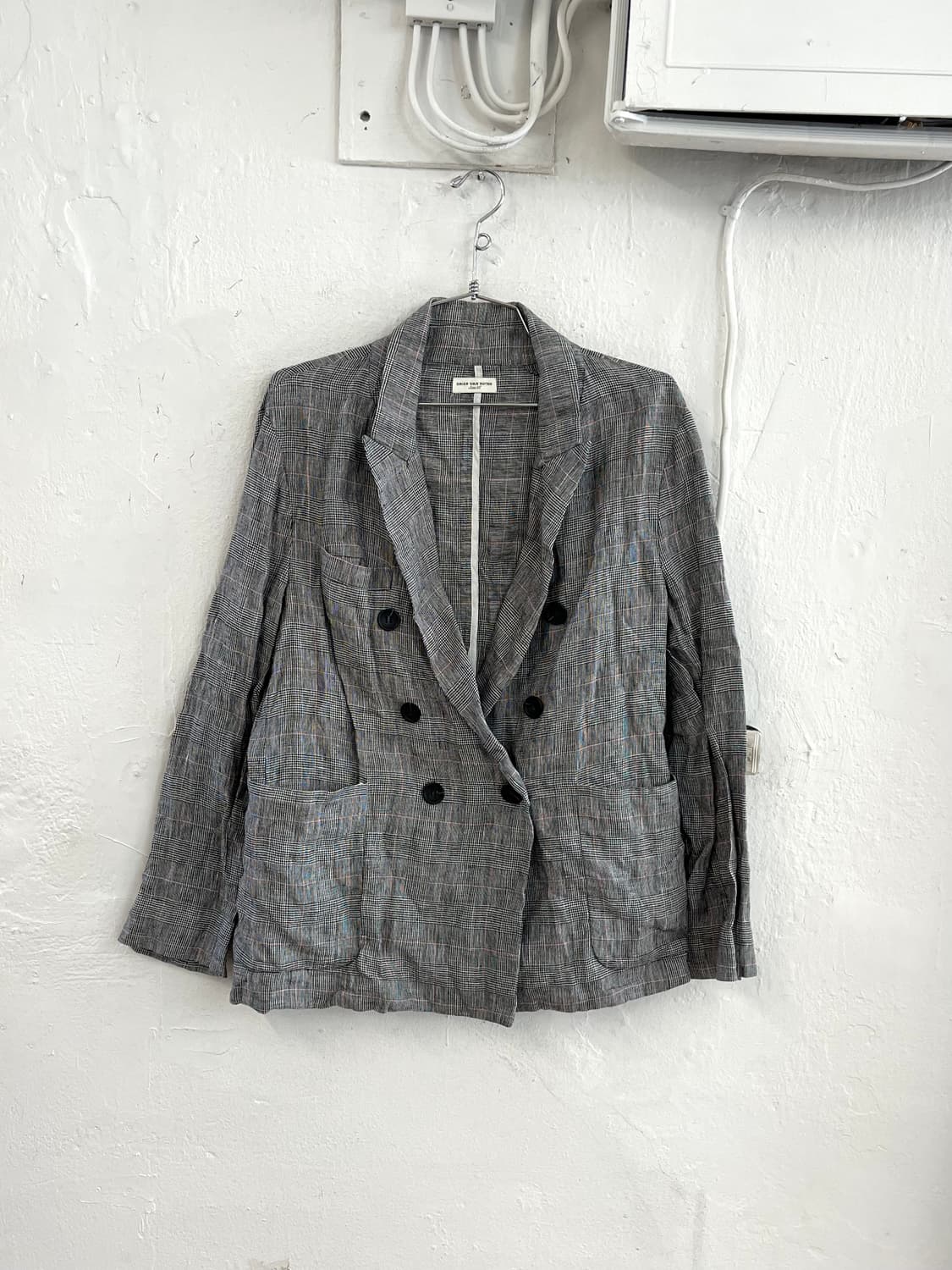 드리스 반 노튼 린넨 더블 버튼 블레이저 자켓 상품이미지1