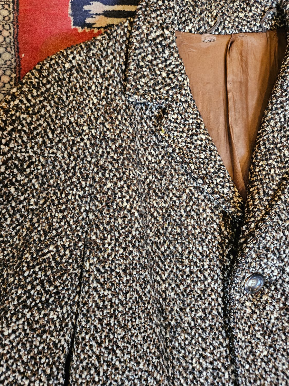 60s 유로 빈티지 울 코트  상품이미지3