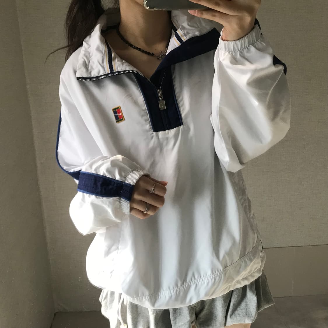 00s 화이트 반집업 상품이미지2