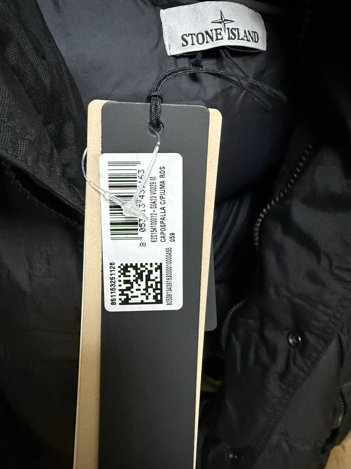 새상품) 스톤아일랜드 25FW 크링클랩스 파카 블랙 M사이즈 상품이미지1