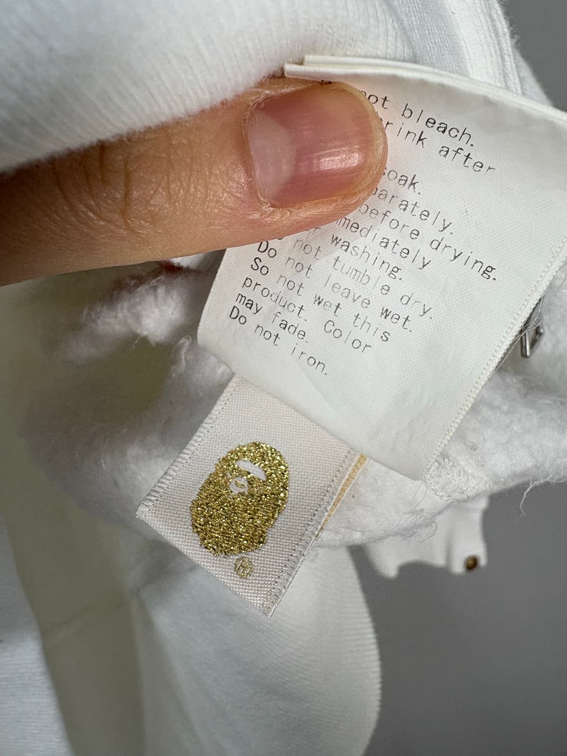 베이프 샤크 빅로고 후드집업 상품이미지7