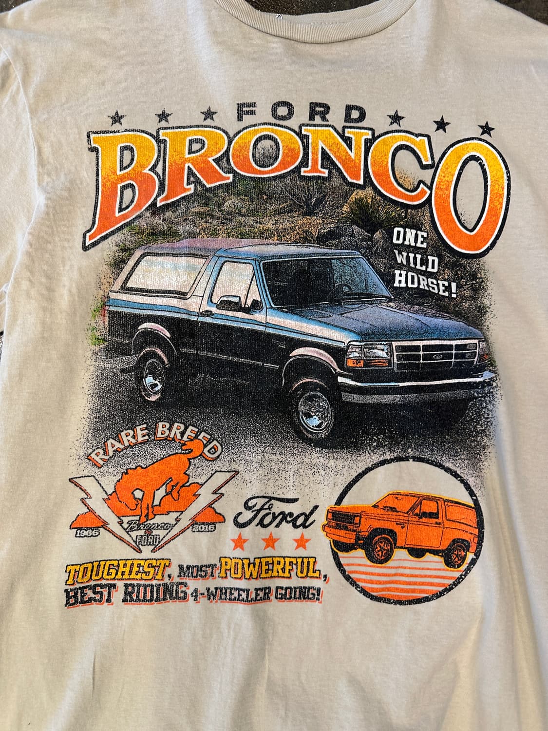 Ford BRONCO 프린팅 반팔티 M 상품이미지3