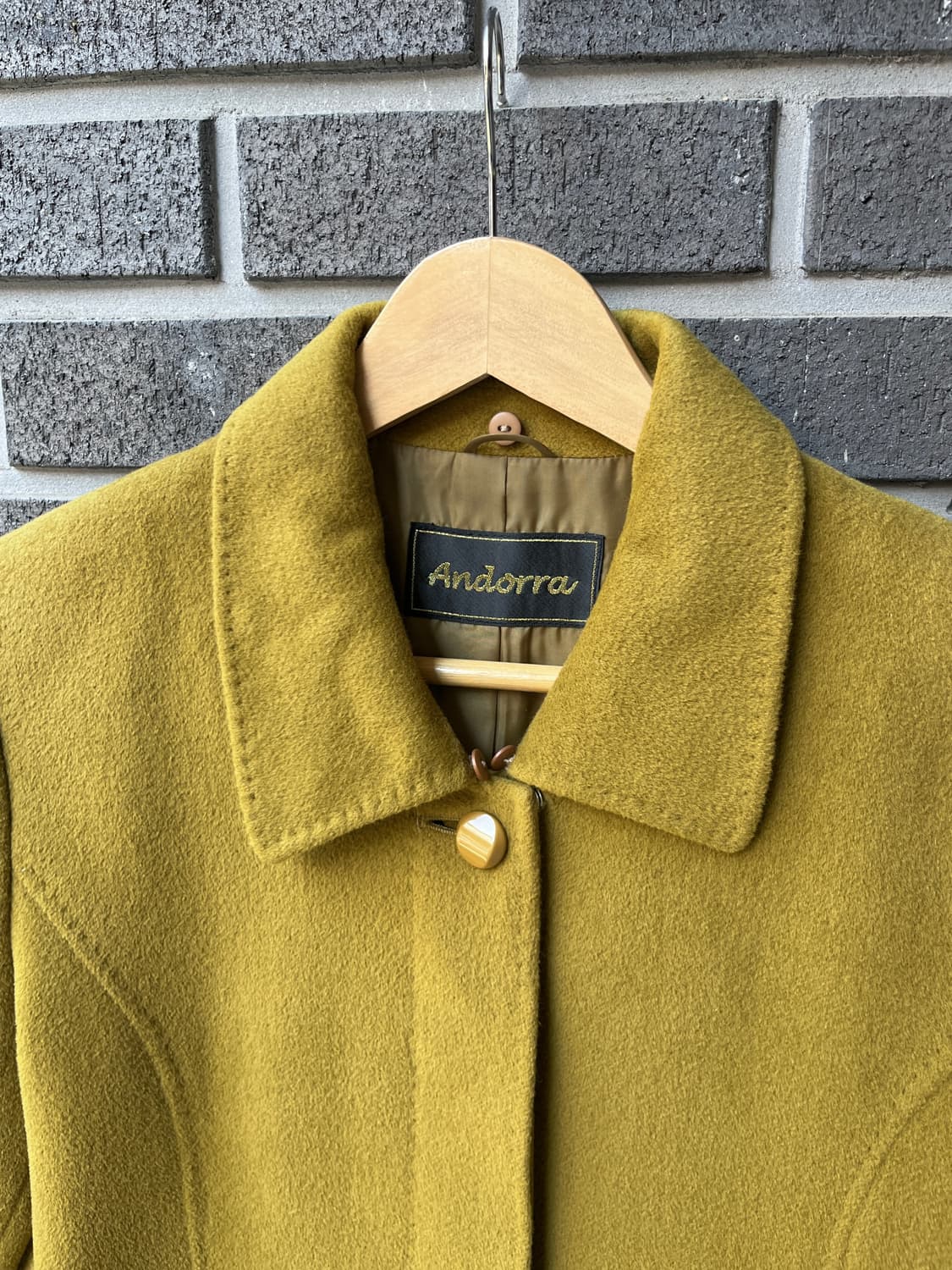 Andorra 울 자켓 올리브그린 상품이미지1