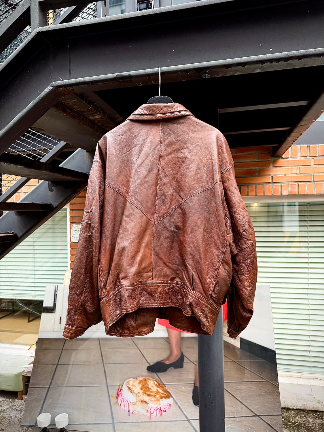 Vintage – Military Cargo Leather Jacket  상품이미지6