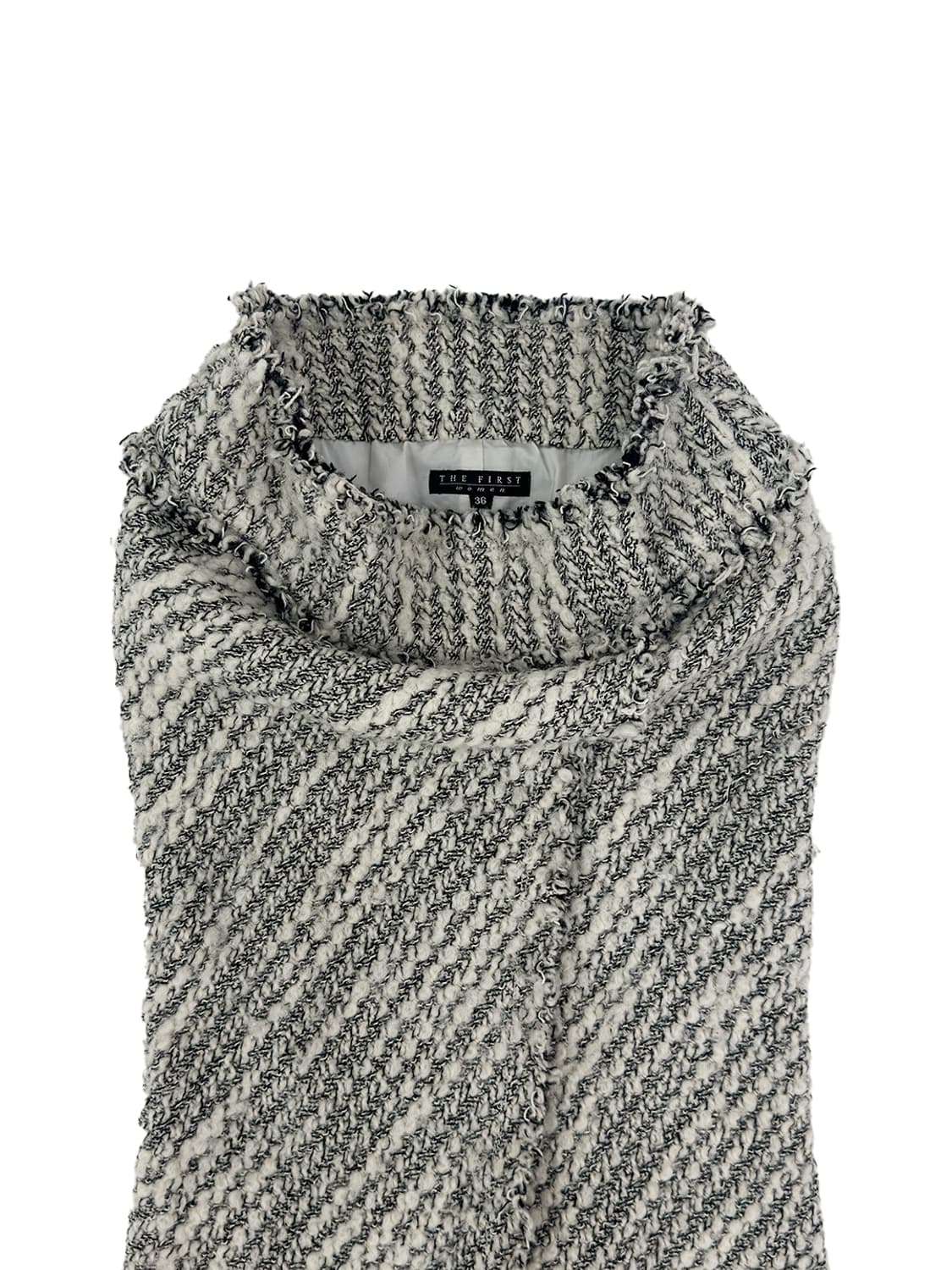 The First Tweed Asymmetric Hem Skirt/ 40 상품이미지4