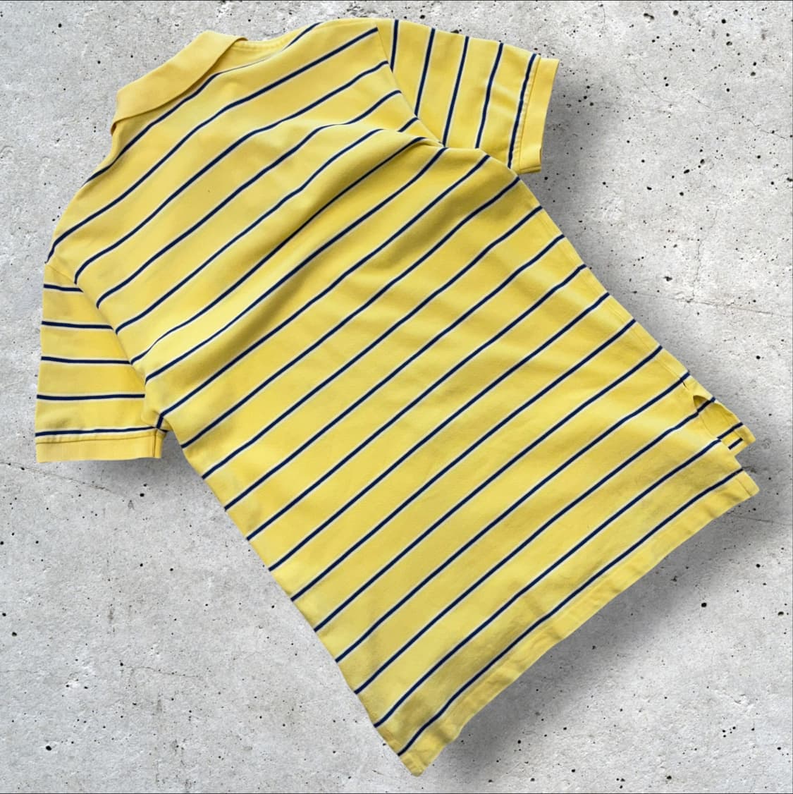 [S] 폴로 랄프로렌 노랑 스트라이프 반팔 폴로티 D690 상품이미지2