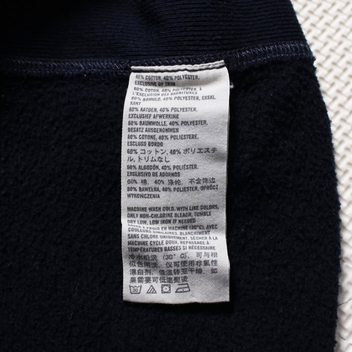 Abercrombie 아베크롬비 기모 네이비 후드티 상품이미지6