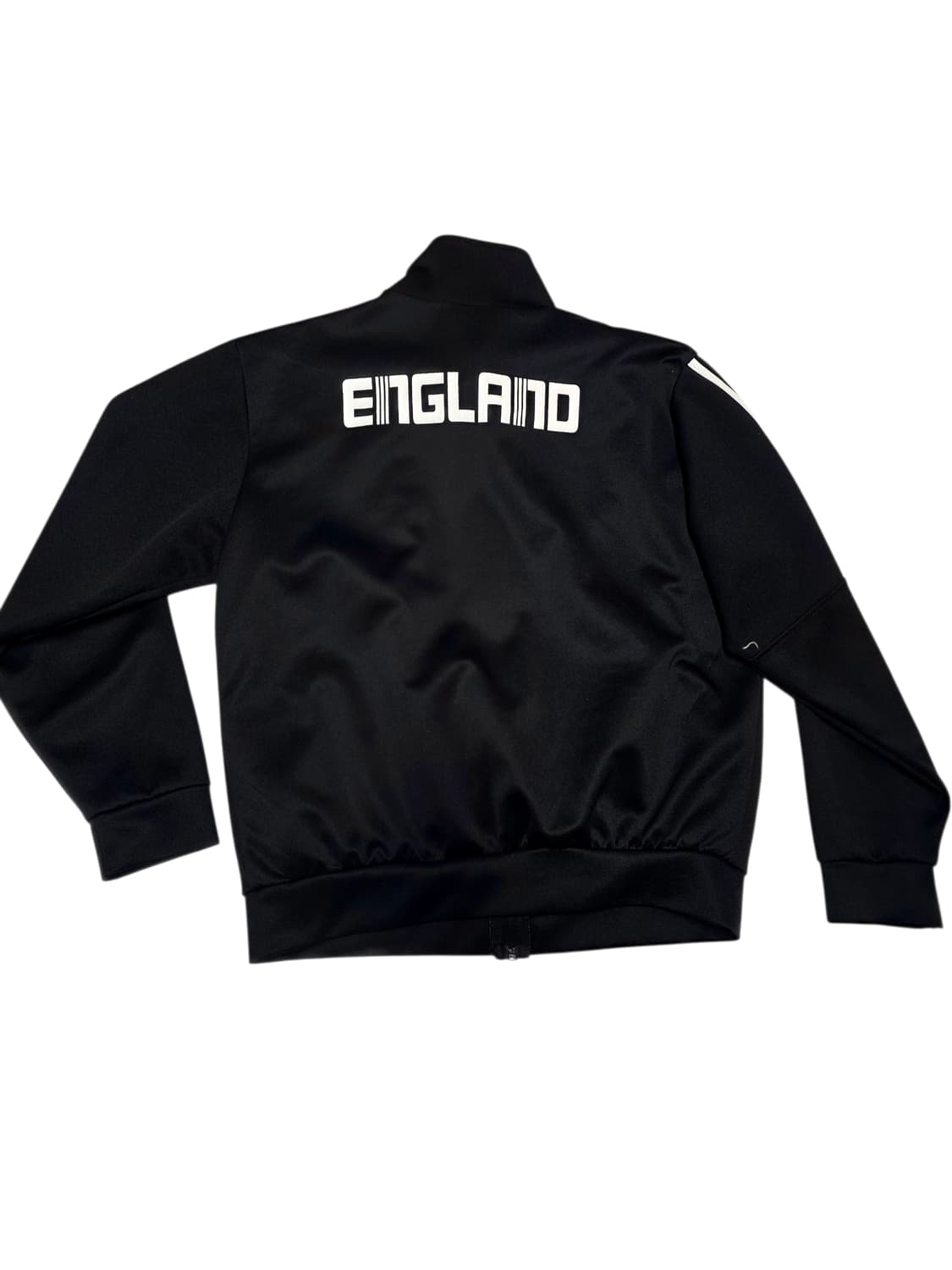 [블록코어/희귀] 잉글랜드 국대 올블랙 레트로 트랙탑 축구 져지 100 상품이미지2