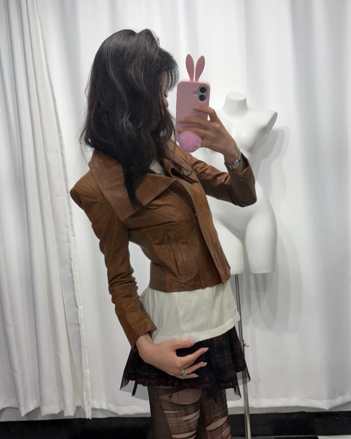 🎸브라운 레더 자켓🎸 상품이미지3