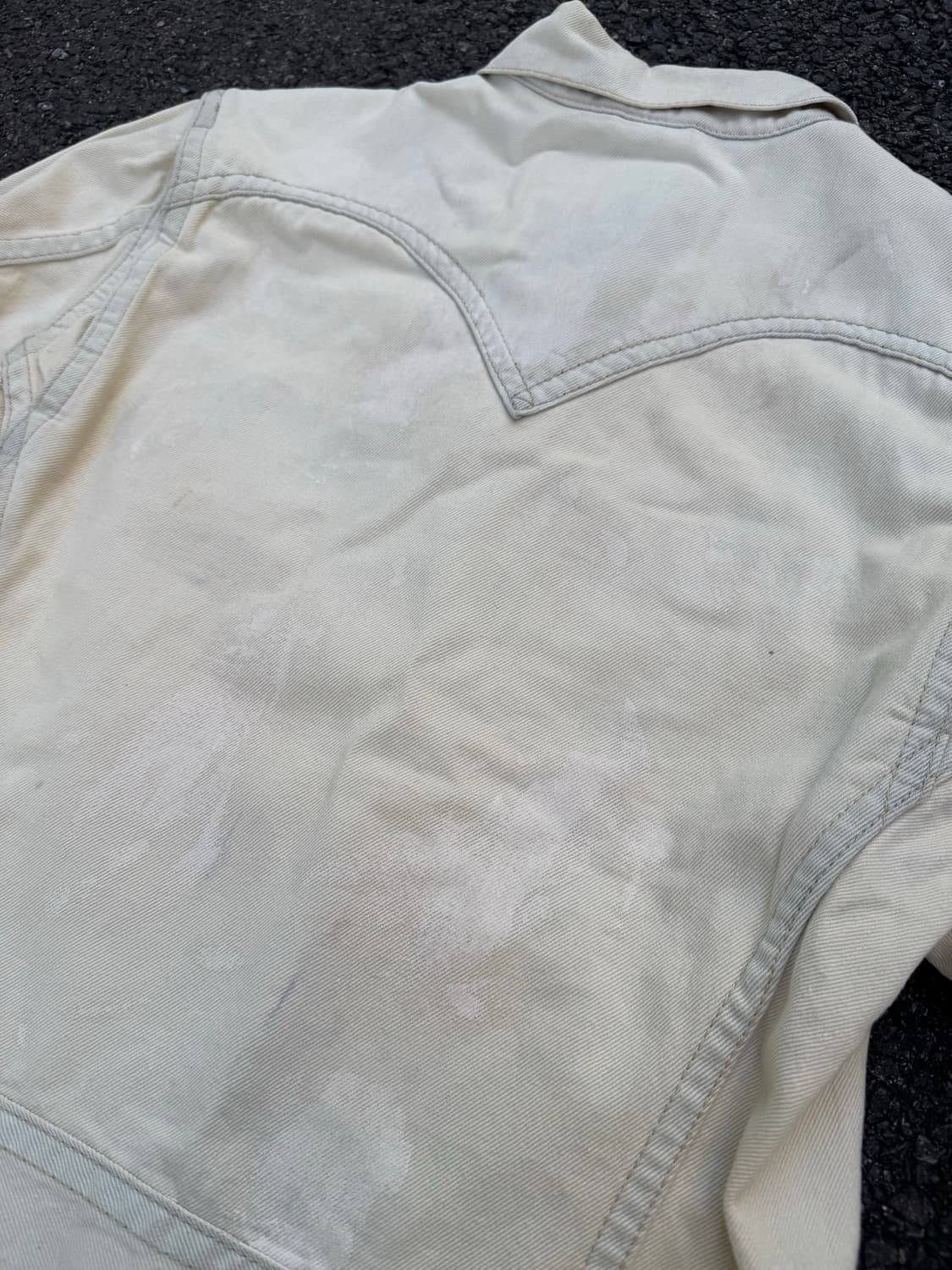 00’s Levi’s 빈티지 70901 크림 데님자켓 상품이미지10