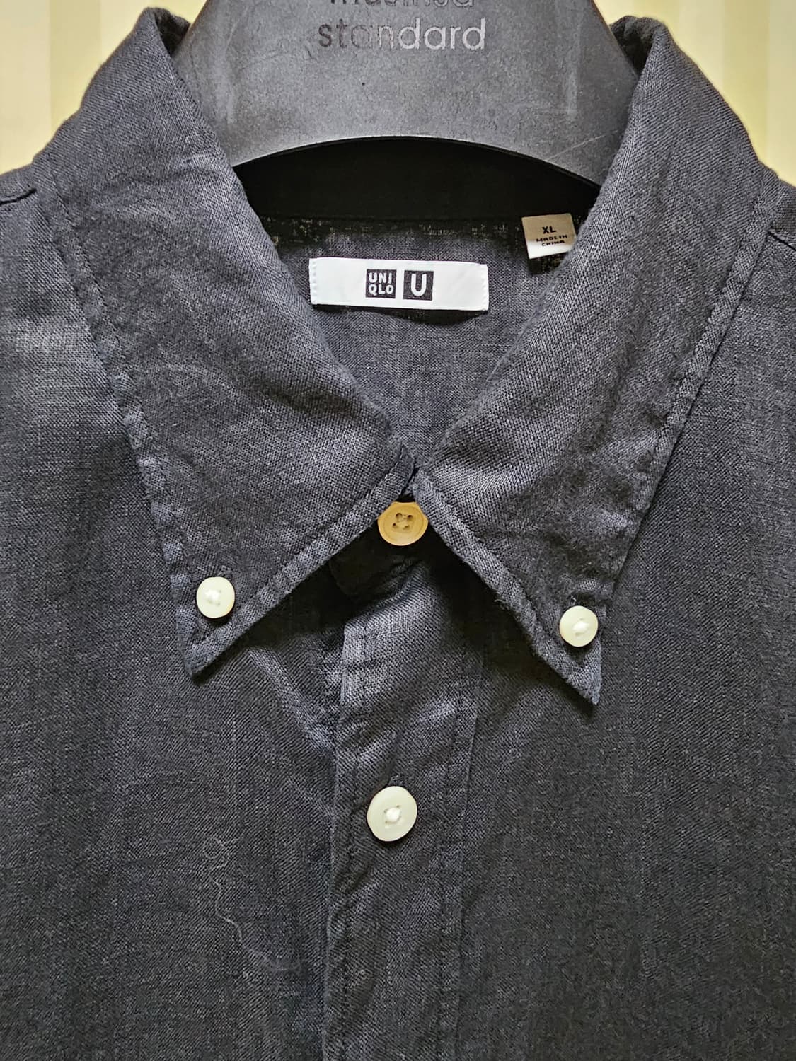 유니클로 셔츠 린넨 XL 상품이미지3