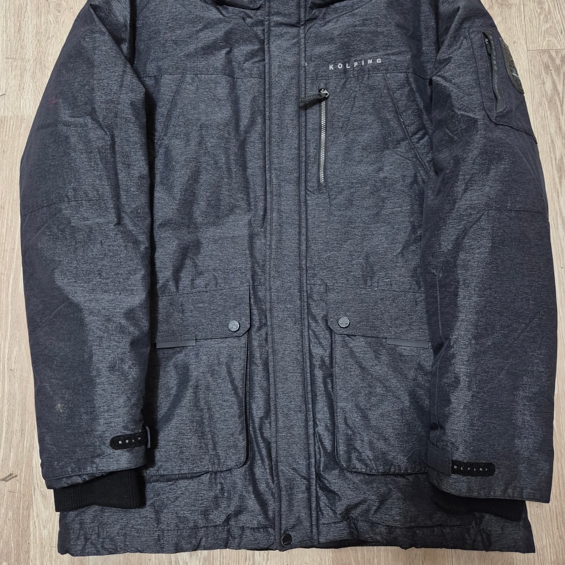 콜핑 아웃도어 1983 우모 구스다운 후드 패딩 점퍼 XL(105) 상품이미지3