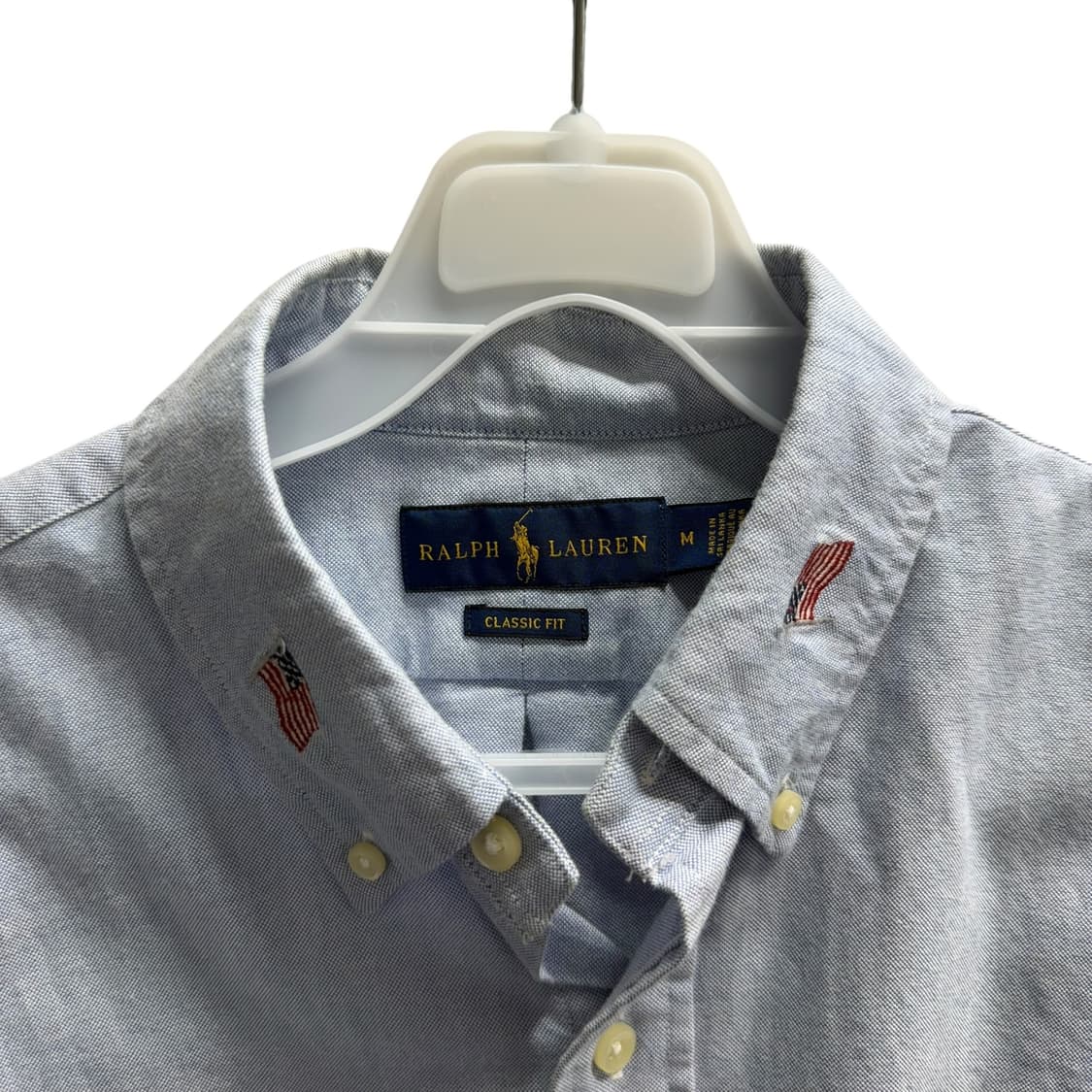 [M] 폴로 클래식핏 성조기 반팔 셔츠 상품이미지5