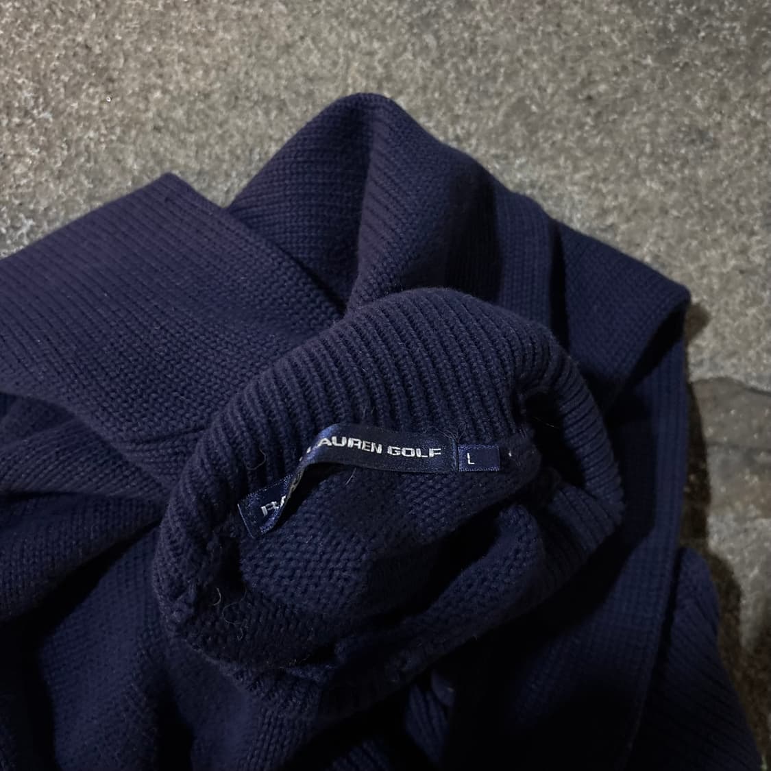 랄프 로렌 골프 다크 네이비 터틀넥 스웨터 상품이미지5