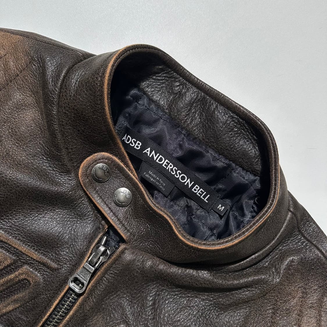 24ss 앤더슨벨 24 레이싱 레더 자켓 상품이미지8