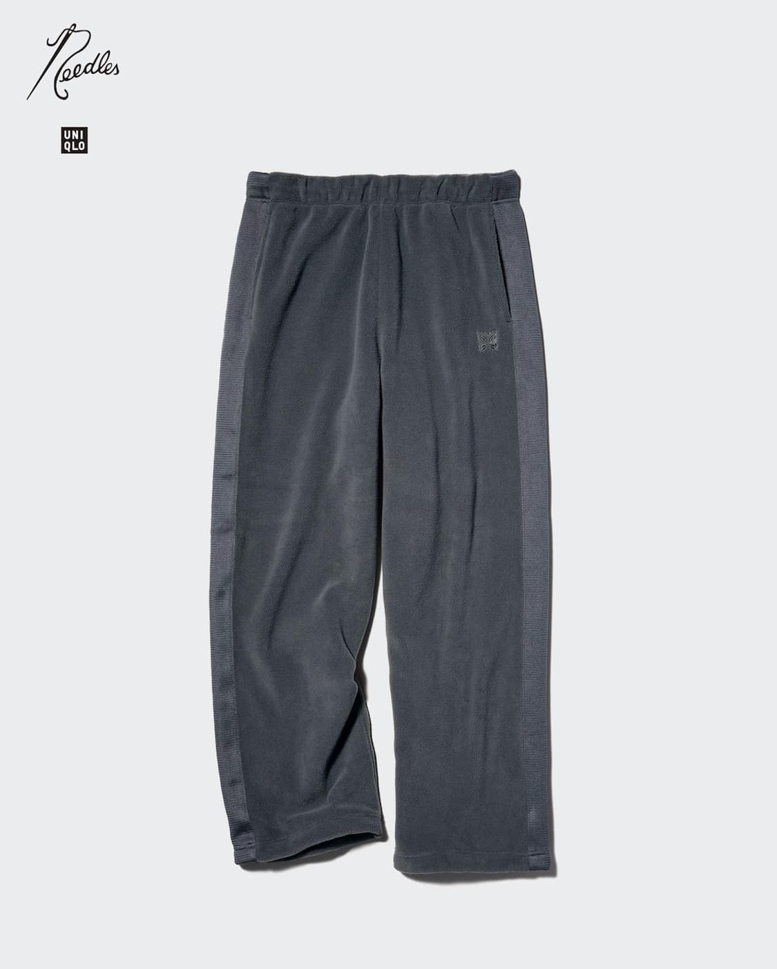 [판매](L)유니클로 x 니들스 플리스 와이드 팬츠  - 그레이 상품이미지1
