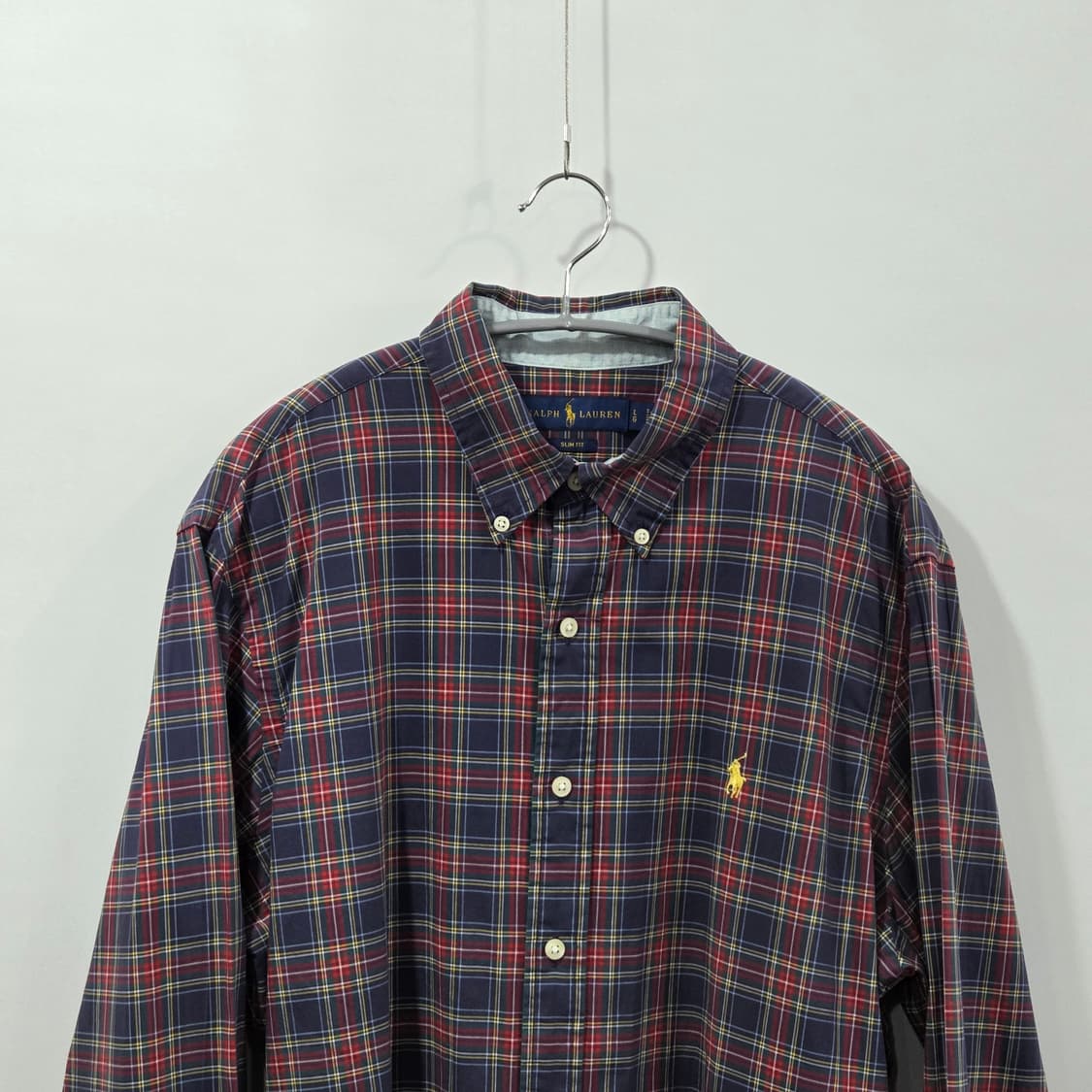 폴로랄프로렌 버튼다운 체크셔츠 L 상품이미지2