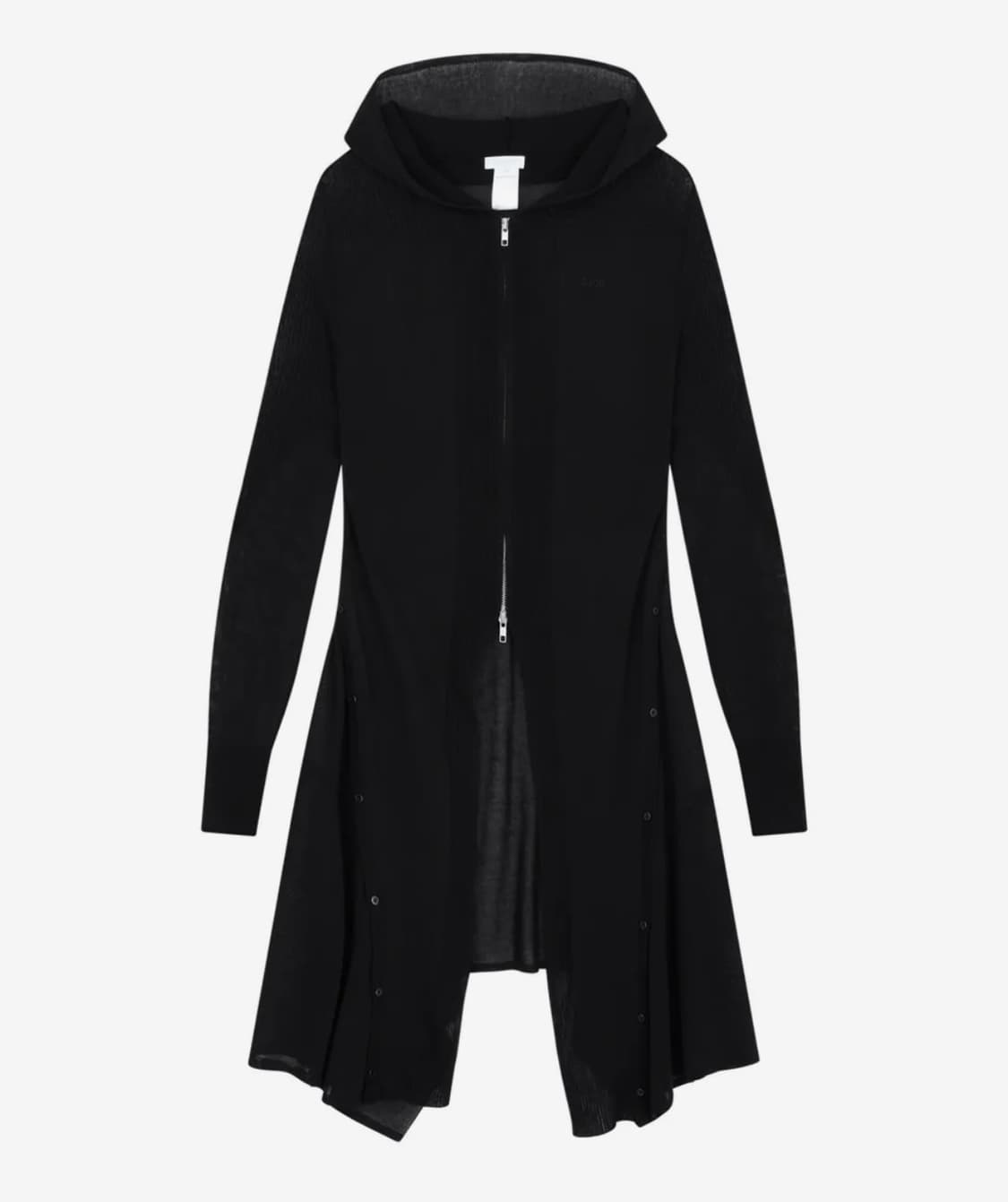 OJOS Detach Panel Knit Hoodie / Black 2 상품이미지1