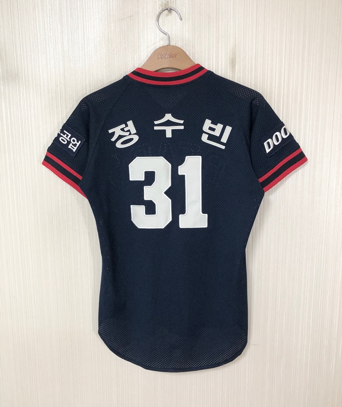 KBO 위팬 두산베어스 올드 원정유니폼/져지 85 #31 정수빈 상품이미지8