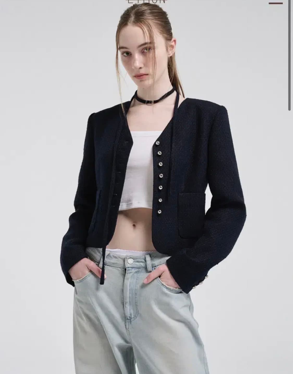 에트몽 트위드 자켓 상품이미지3