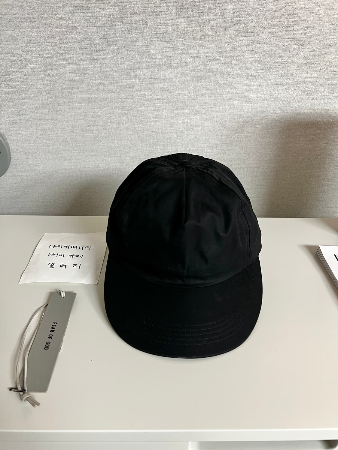 [OS] 피어오브갓 7th 개버딘 5-패널 햇 블랙 상품이미지6