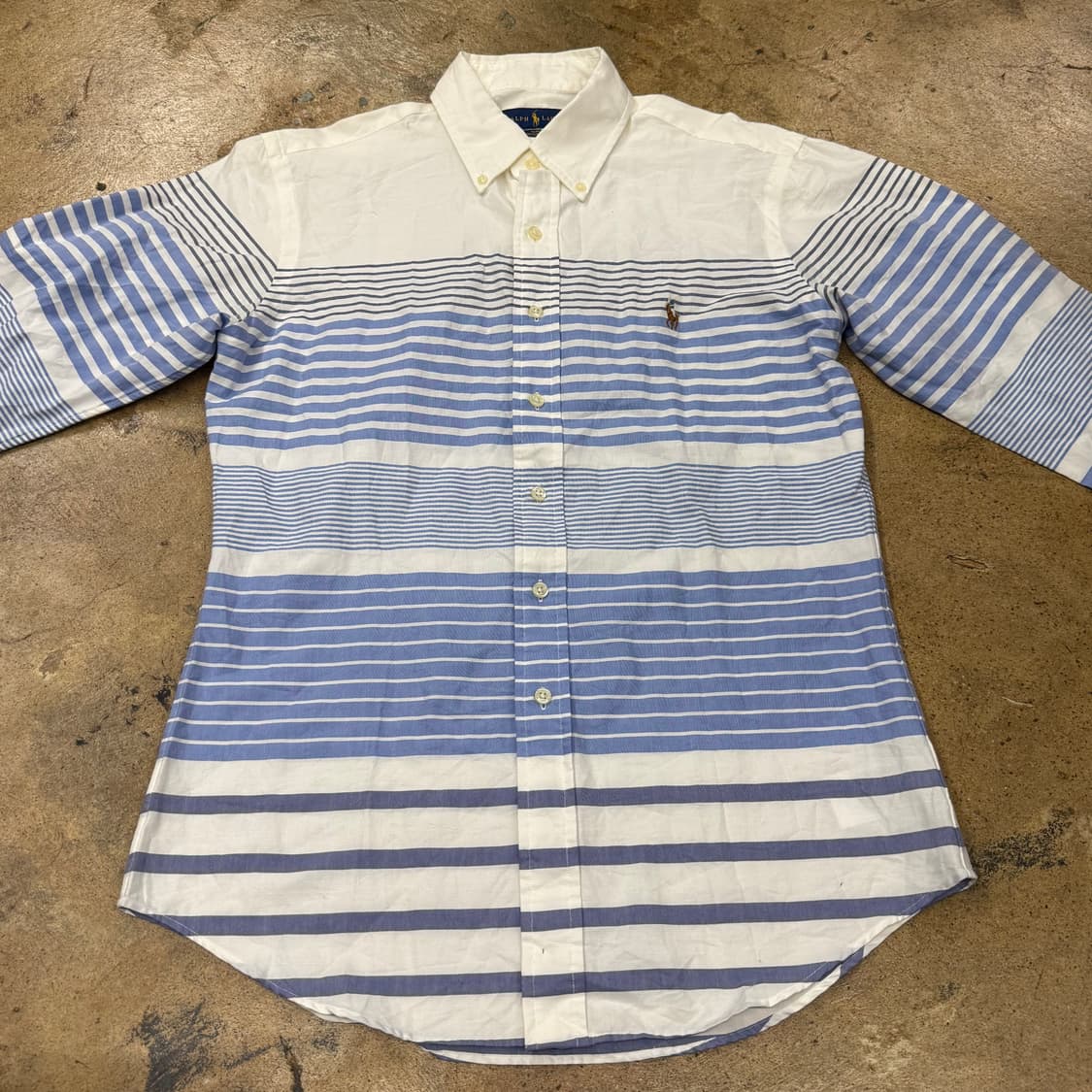 [정품/S] 폴로 랄프로렌 스트라이프 셔츠 b14 상품이미지3