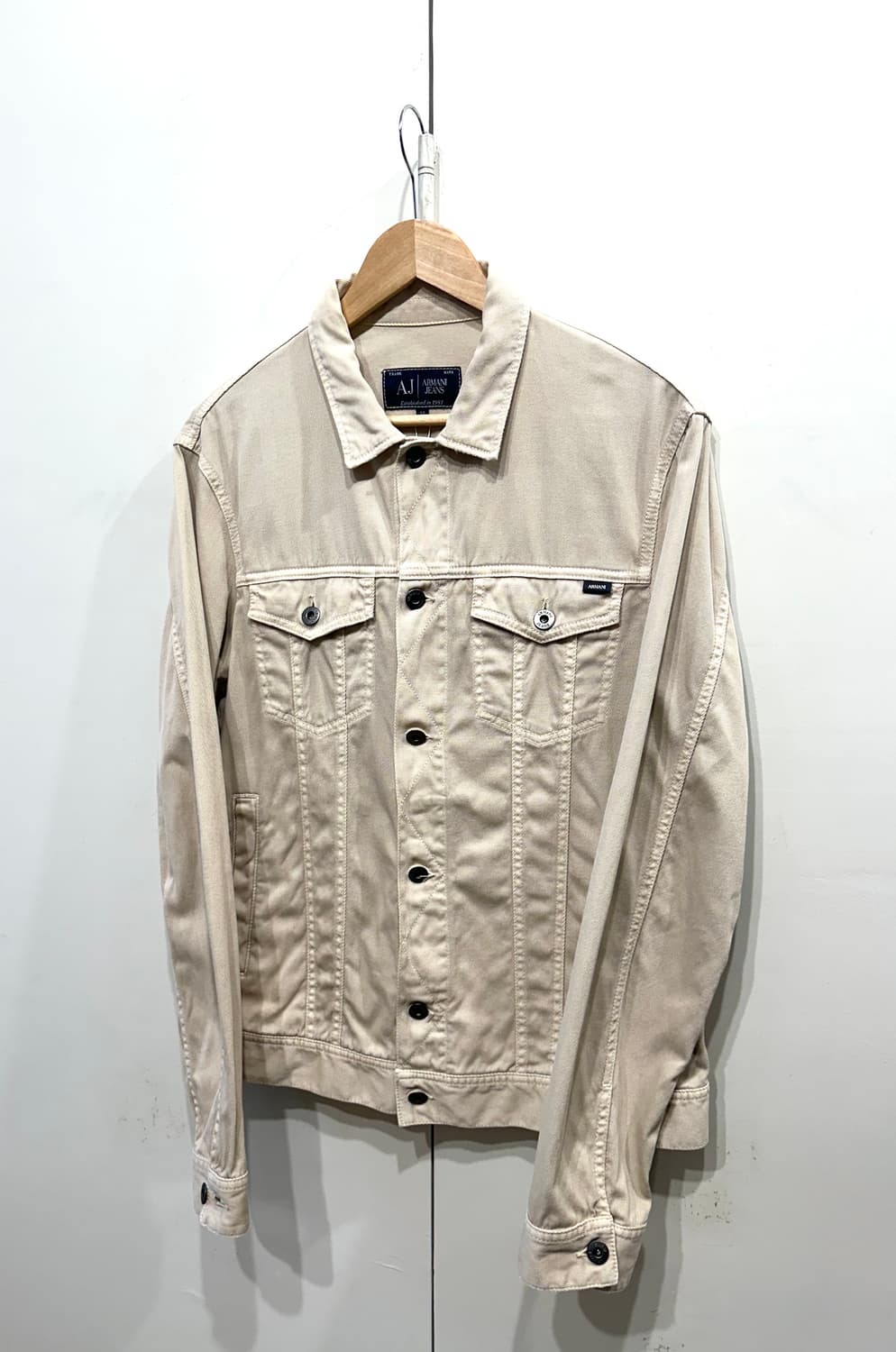 아르마니 진스 데님 트러커 자켓 상품이미지2