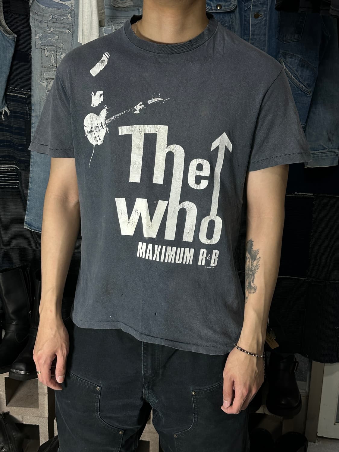 80’s OG The Who 티셔츠 하드페이딩 빈티지 밴드티 밴드티셔츠 상품이미지2