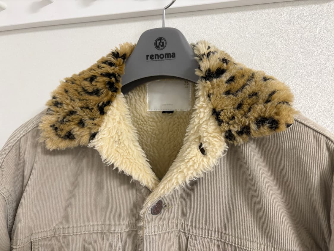 R13 리드 Reed 레오파드 퍼 트러커 자켓 상품이미지3