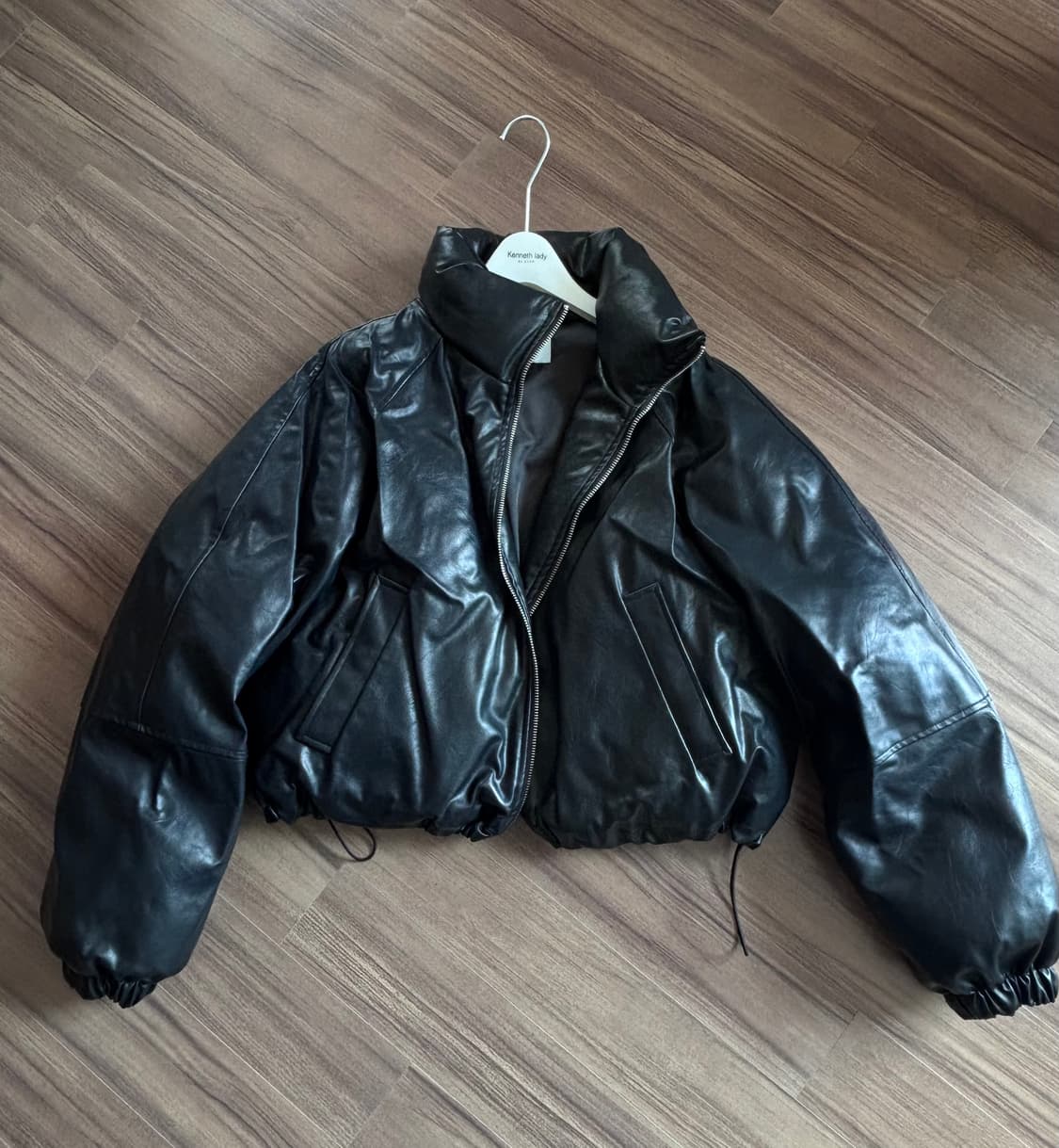 에잇세컨즈 가죽 크롭 점퍼 상품이미지1