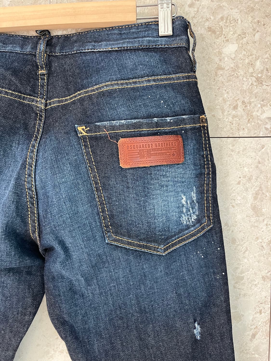 디스퀘어드2 데미지 워싱 청바지 46 상품이미지5