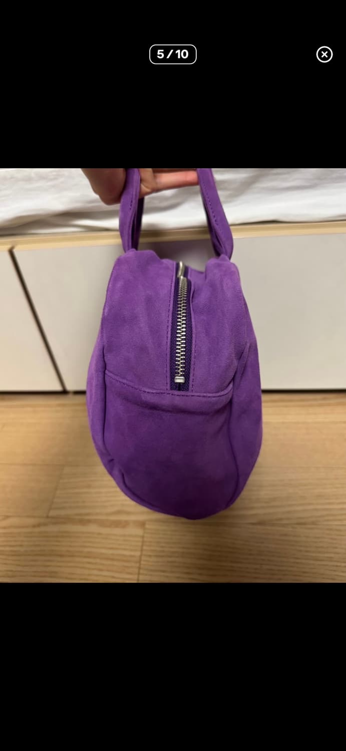 꼼데가르송 스웨이드백 퍼플 스몰 상품이미지6
