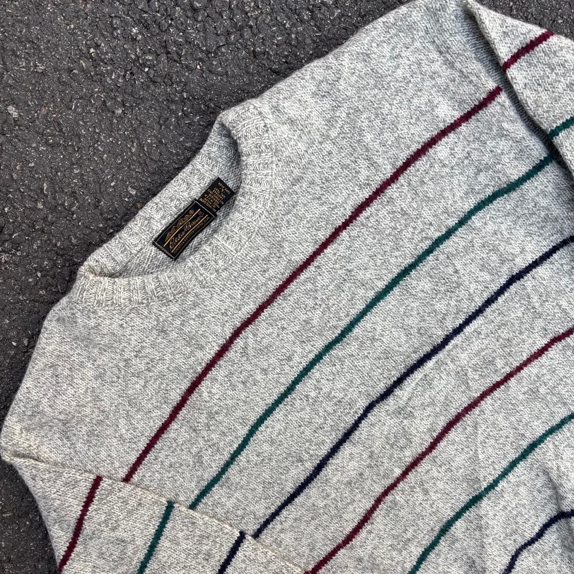 80년대 미국 에디바우어 헤비울 스웨터 상품이미지4