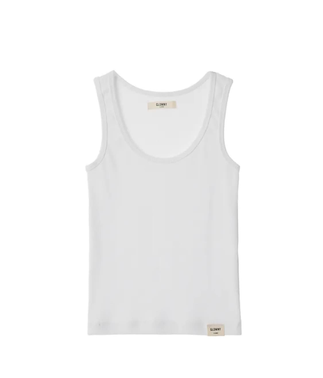 G CLASSIC RIB TANK (WHITE) 글로니 흰색 나시 상품이미지2