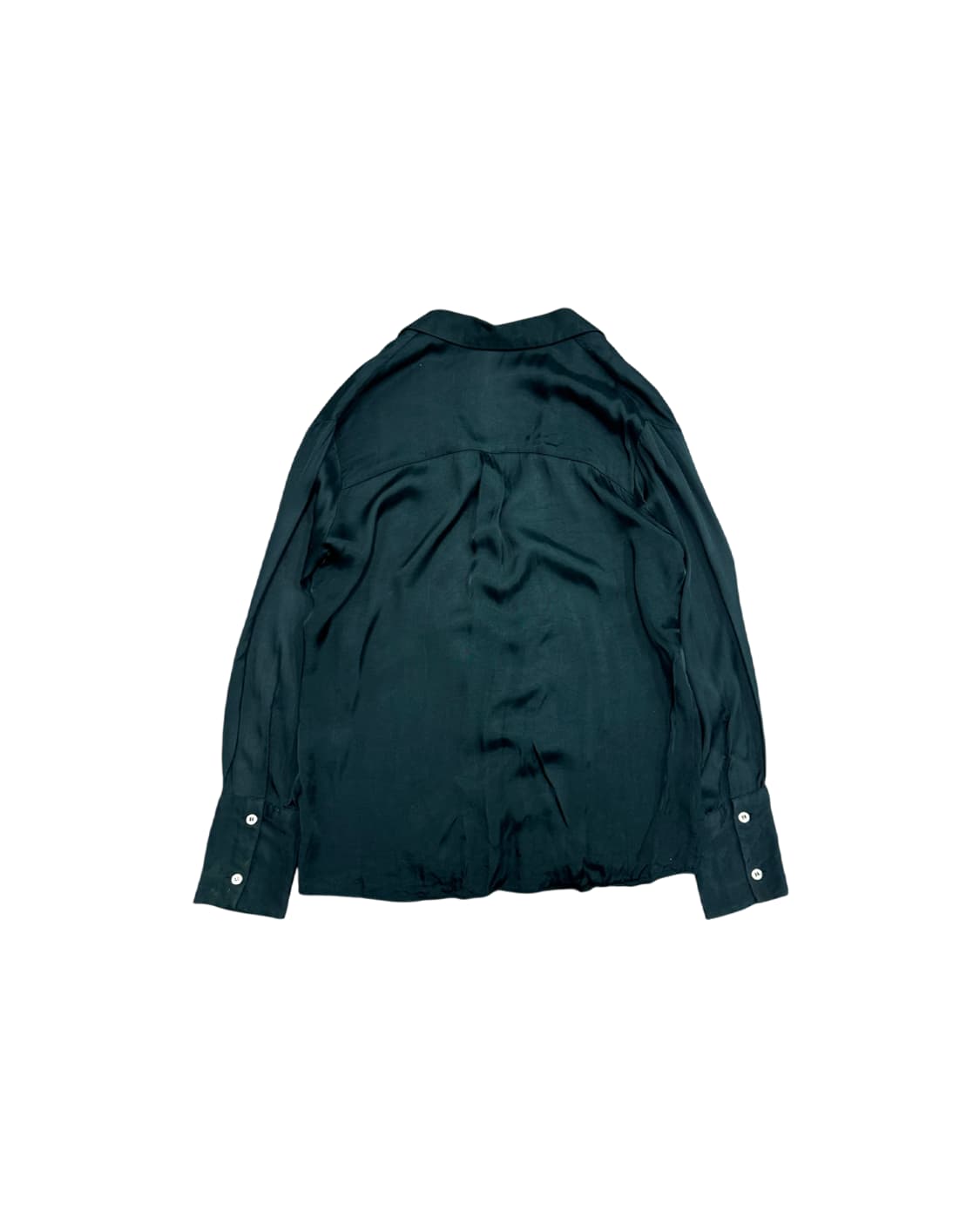 BED j.w. FORD 17AW 레이온 셔츠 딥그린 상품이미지4